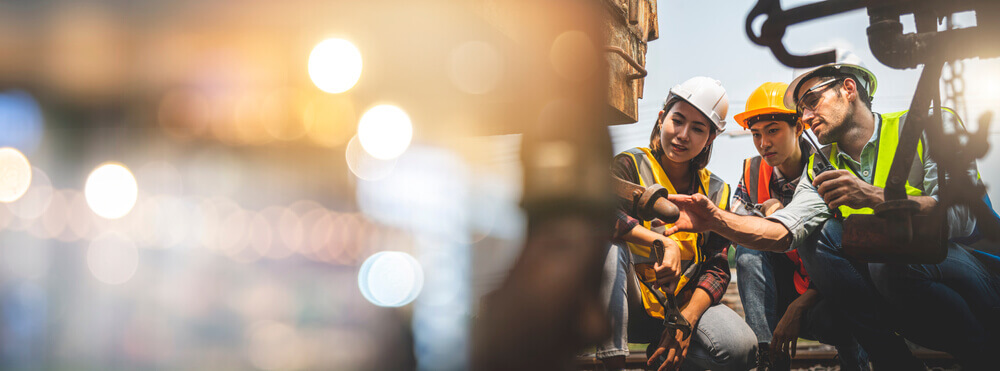 Ergonomic assessment on a train track